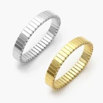 Brazalete Elástico 11mm. Acero Inoxidable 732 - Oro