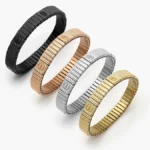 Brazalete Elástico Tornillo Acero Inoxidable 742 - Rosa