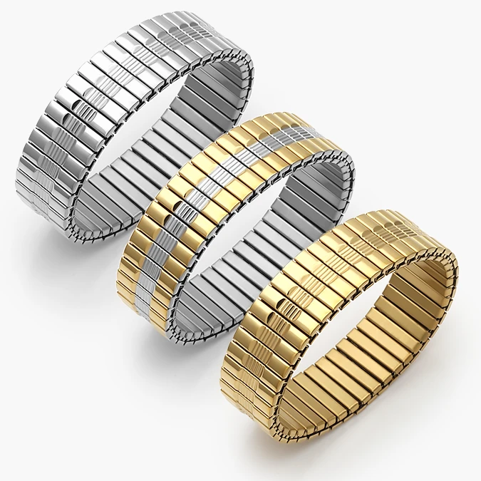AP0752 Brazalete Elástico Acero Inoxidable 752 - Imagen 1