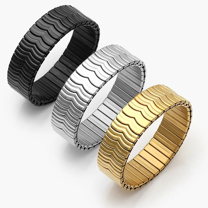 AP0753 Brazalete Elástico Acero Inoxidable 753 - Imagen 1