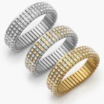 Brazalete Elástico Acero Inoxidable 785 - Bicolor