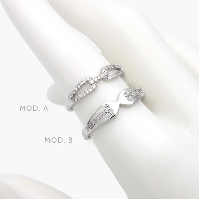 CTB1272 Anillo Chapa de Rodio 1272 - Imagen 1