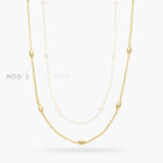 Collar Cadena Chapa de Oro 560 - Modelo 1