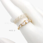Anillo Churumbela Zirconia Chapa de Oro 1317