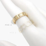 Anillo Churumbela Chapa de Oro 1324 - Modelo A - 6
