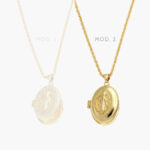 Collar Relicario San Benito Chapa de Oro 399