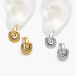 Aretes Chunky Acero Inoxidable 310