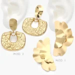 Aretes Largos Acero Inoxidable 328