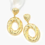 Aretes Largos Chunky Acero Inoxidable 340