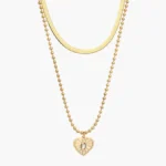 Layer Corazón Zirconia Blanca Acero Inoxidable 0492