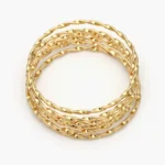 Brazalete 6pzs Acero Inoxidable 818 - 18cm.