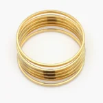 Brazalete 6pzs Acero Inoxidable 823 - 18cm.