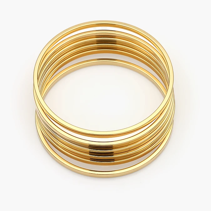 AP0823 Brazalete 6pzs Acero Inoxidable 823 - Imagen 1