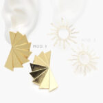 Aretes Lisos Sin Piedras Acero Inoxidable 345