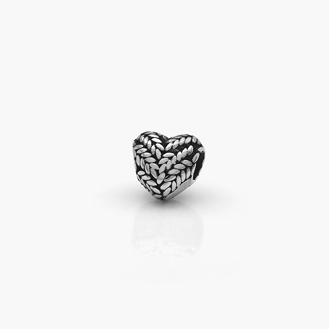 ACH-0214-P Charm Corazón Acero Inoxidable 214 - Imagen 1