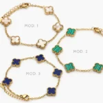 Pulso Flor Trébol 11mm. Acero Inoxidable 841