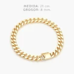 Pulso Mónaco 8mm. Chapa de Oro 0285