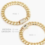 Pulso Mónaco 10mm. Chapa de Oro 0294