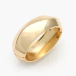 Brazalete Chunky Liso Sin Piedras Chapa de Oro 760