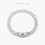 Pulso Plata .925 Monaco 6.5mm. 0090