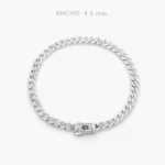 Pulso Plata .925 Monaco 4.5mm. 0092