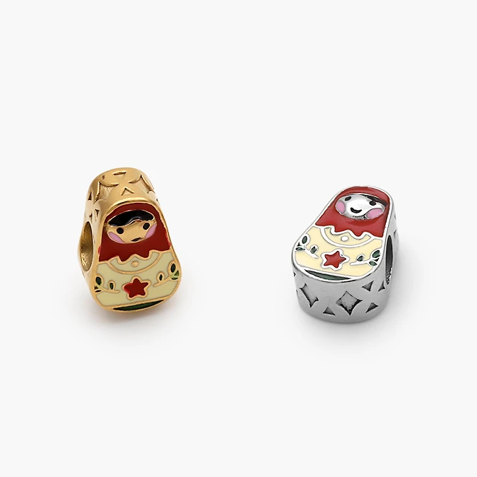 ACH0695 Dije Matryoshka Acero Inoxidable 695 - Imagen 1