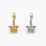 Dije Estrella Zirconias Acero Inoxidable 711 - Oro