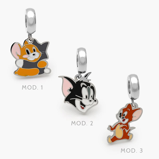 ACH0719-1 Dije Tom & Jerry Acero Inoxidable 719 - Imagen 1