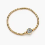 Pulso Armados Broche Zirconias Acero Inoxidable 136