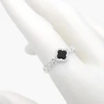 Anillo Plata .925 Flor Trébol 0221