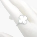 Anillo Plata .925 Flor Trébol 0223 - 6