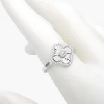Anillo Plata .925 Flor Trébol 0226