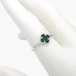 Anillo Plata .925 Flor Trébol 0228