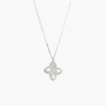 Collar Plata .925 Flores Trébol 0153