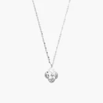 Collar Plata .925 Flores Trébol 0165