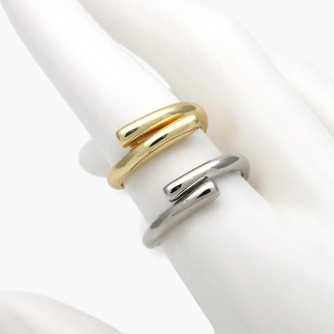 CTB1358 Anillo Ajustable Chapa de Oro 1358 - Imagen 1