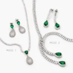 Set Fiesta Chapa de Oro Zirconias 0101 - Modelo 1