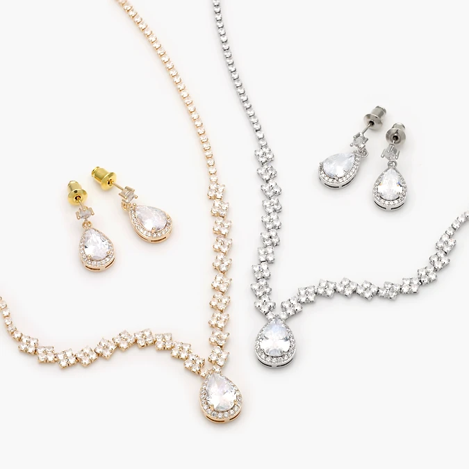 CTJ0107 Set Fiesta Chapa de Oro Zirconias 0107 - Imagen 1