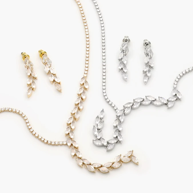 CTJ0172 Set Fiesta Chapa de Oro Zirconias 0172 - Imagen 1