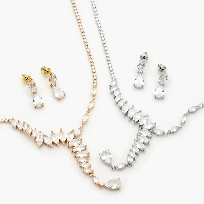 CTJ0173 Set Fiesta Chapa de Oro Zirconias 0173 - Imagen 1