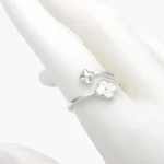 Anillo Plata .925 Flor Trébol 233 - 9