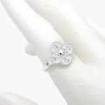 Anillo Plata .925 Flor Trébol 241 - 9