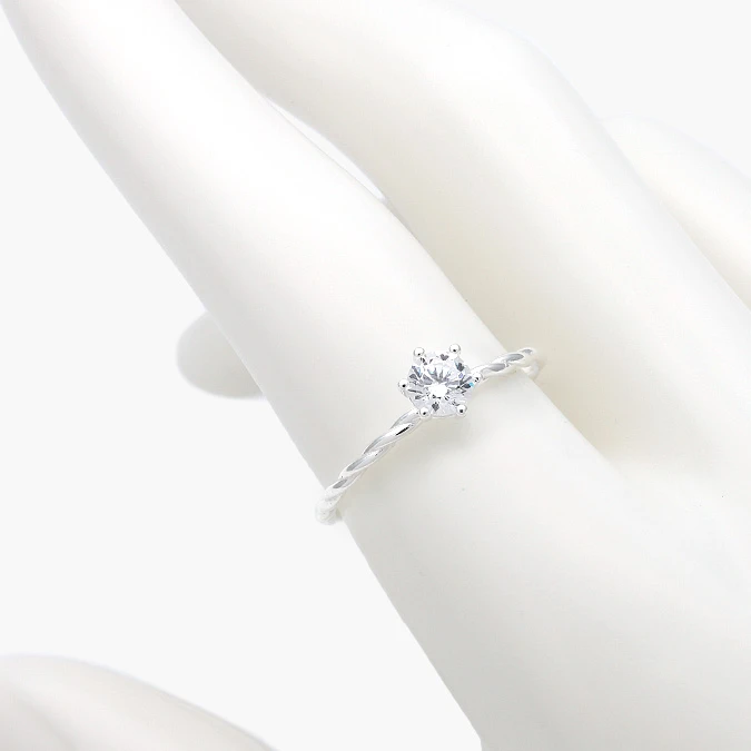PB0252 Anillo Plata .925 Solitario 252 - Imagen 1
