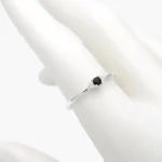 Anillo Plata .925 Piedra Negra 266 - 9