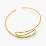 Brazalete de Brazo Ajustable Chapa de Oro 752 - Imagen 2