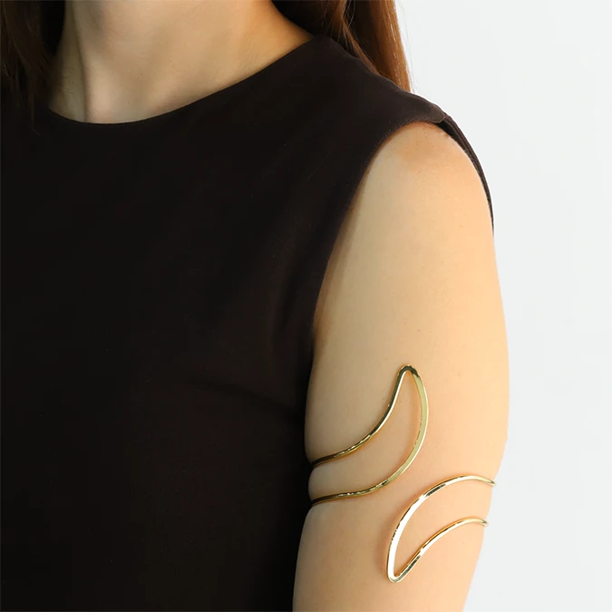 CTP0777 Brazalete de Brazo Ajustable Chapa de Oro 777 - Imagen 1