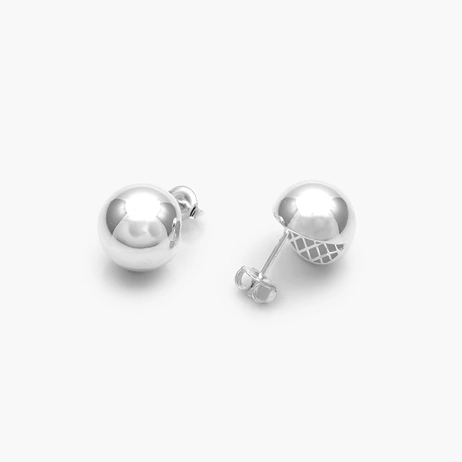 PA50260 Broqueles Esfera Chunky Plata .925 260 - Imagen 1