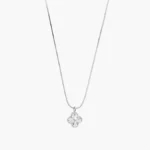 Collar Plata .925 Flores Trébol 0179